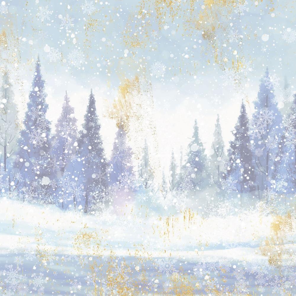 Crafter's Companion Winter Forest 6 x 6 Paper Pad cc-pad6-wifr Christmas Dawn Scene