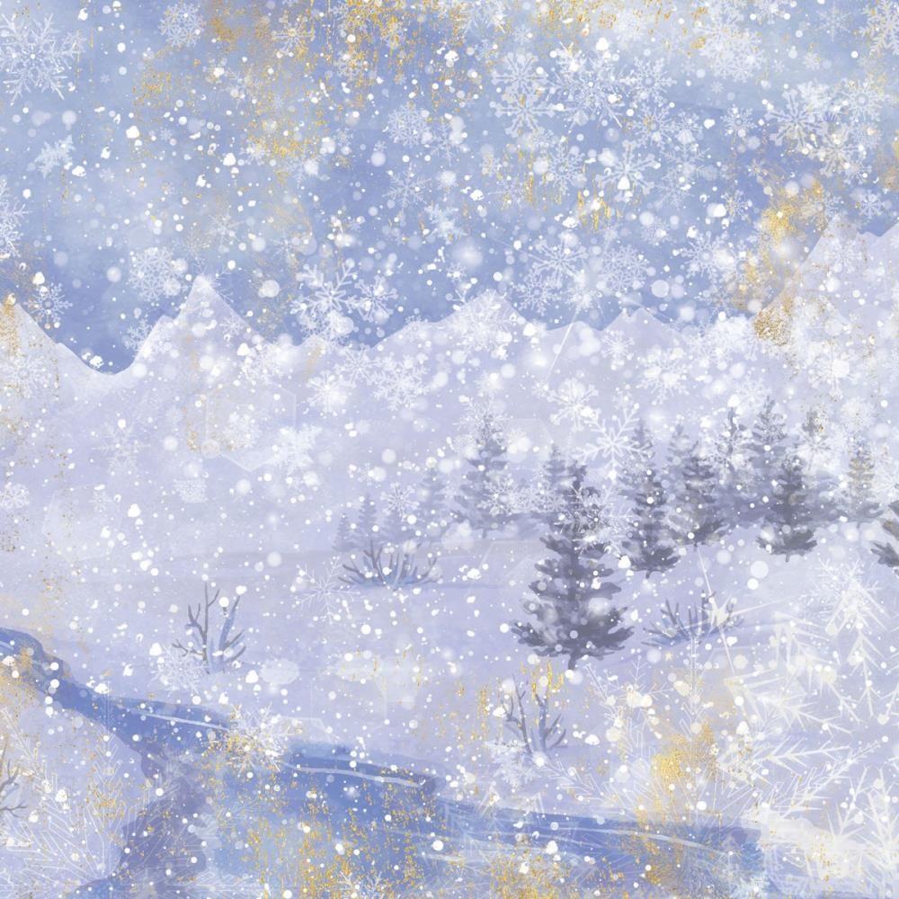 Crafter's Companion Winter Forest 6 x 6 Paper Pad cc-pad6-wifr Christmas Mountain Range