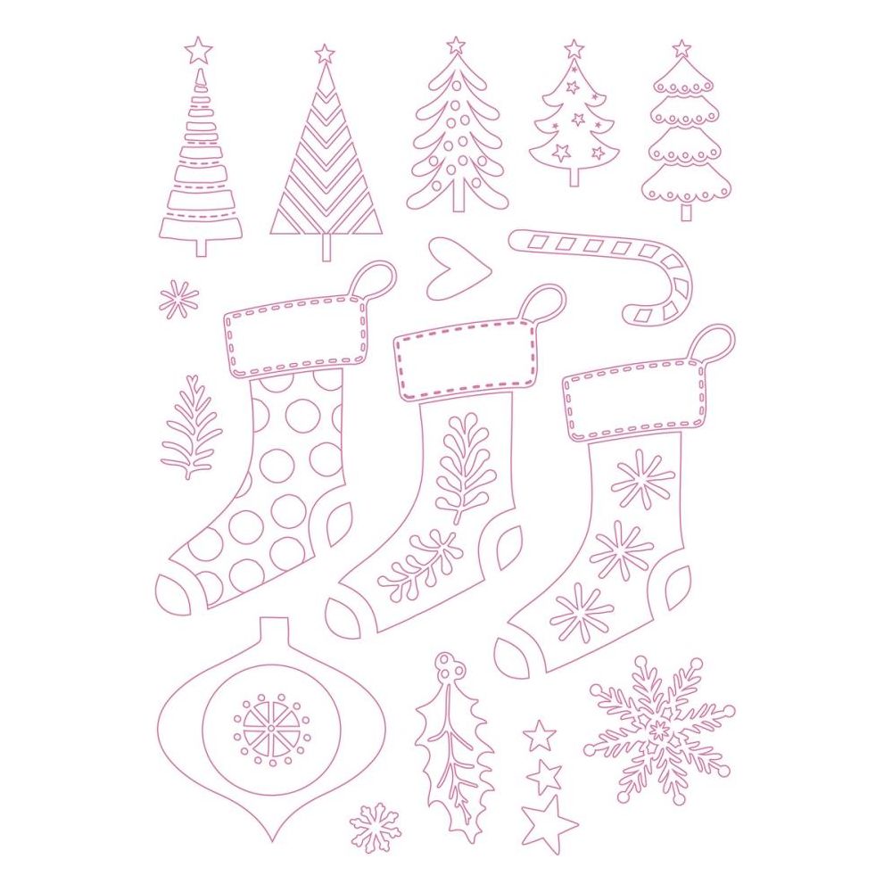 Tonic Candy Cane Clear Stamps 5541e Alternate Image