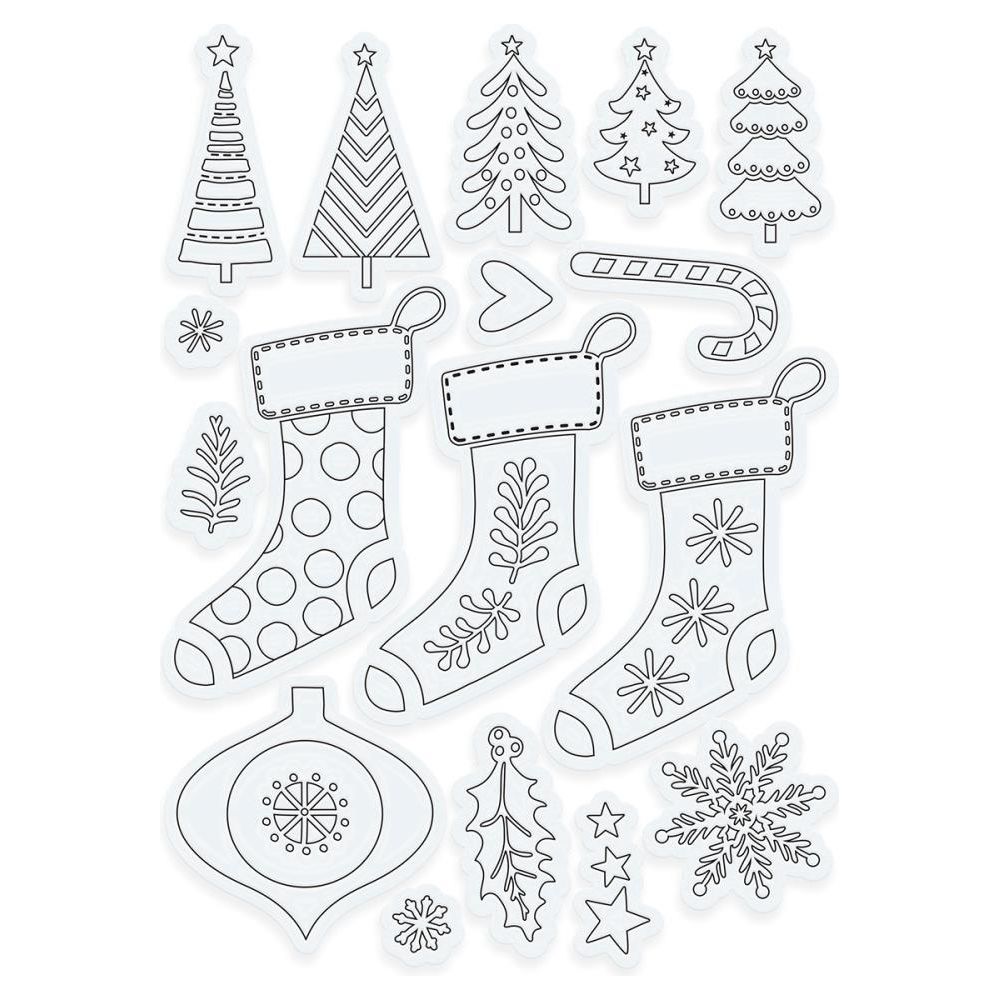 Tonic Candy Cane Clear Stamps 5541e Detailed View