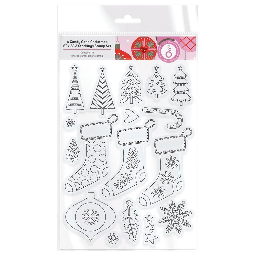 Tonic Candy Cane Clear Stamps 5541e