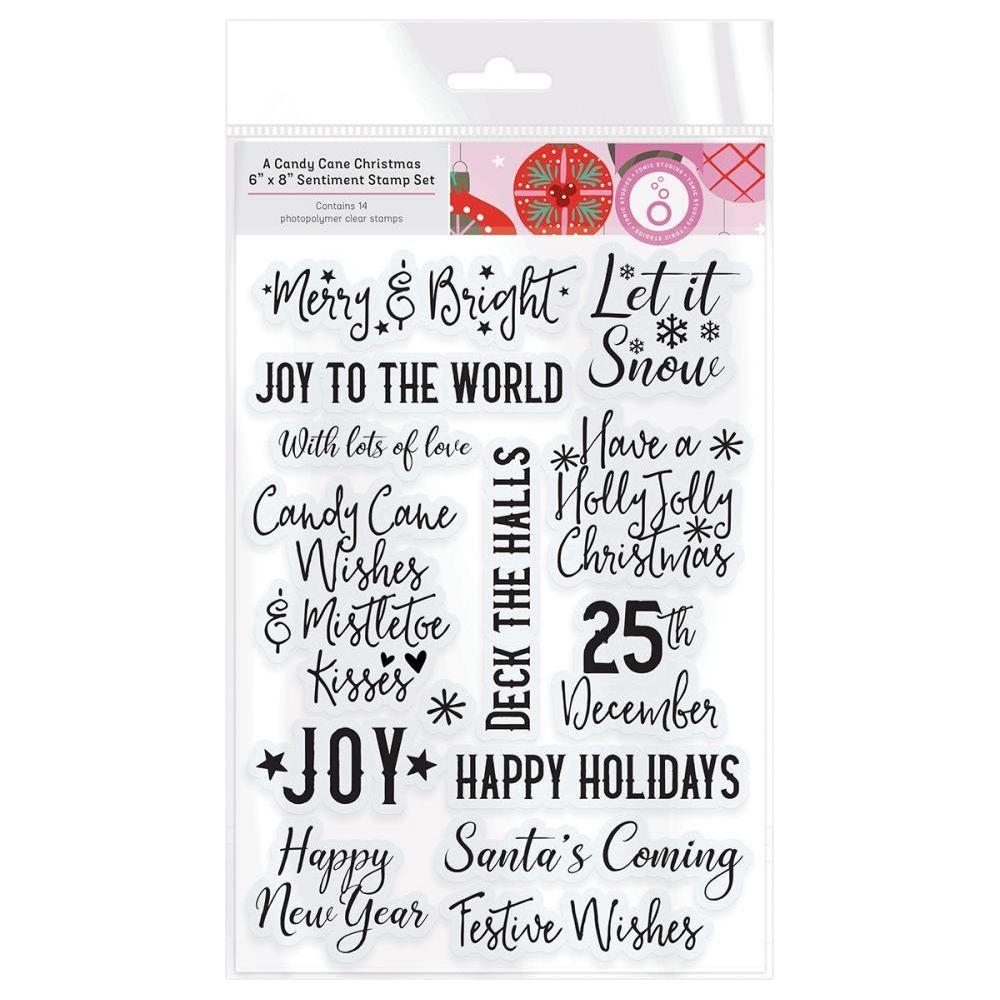 Tonic Timeless Tidings Clear Stamps 5540e