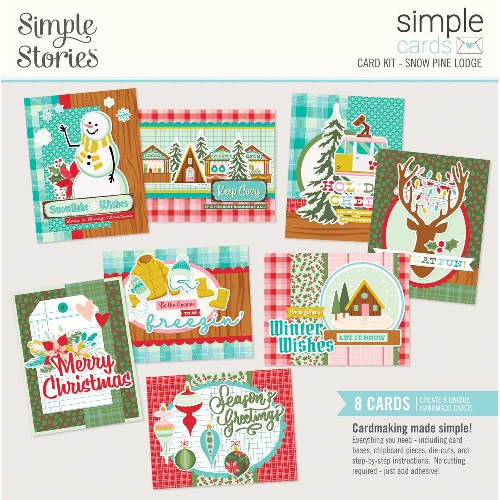 Simple Stories Snow Pine Lodge Card Kit 23132