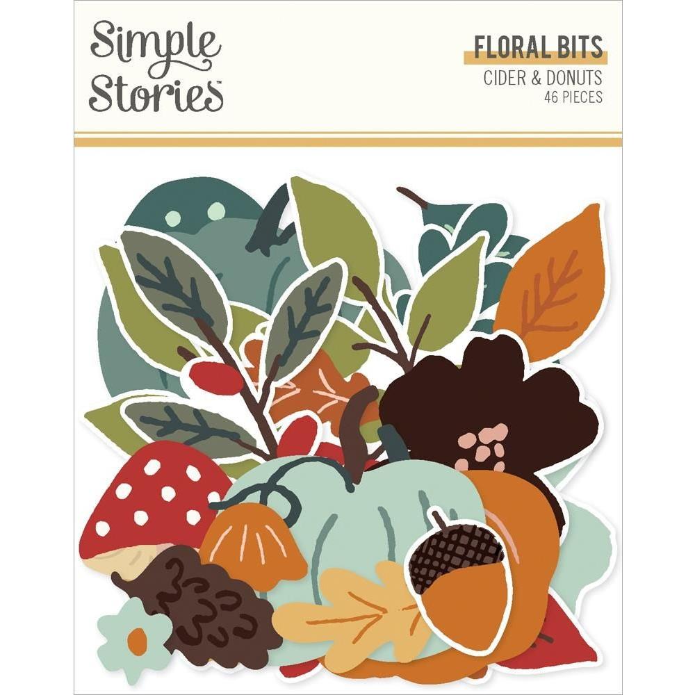 Simple Stories Cider And Donuts Floral Bits And Pieces 22920