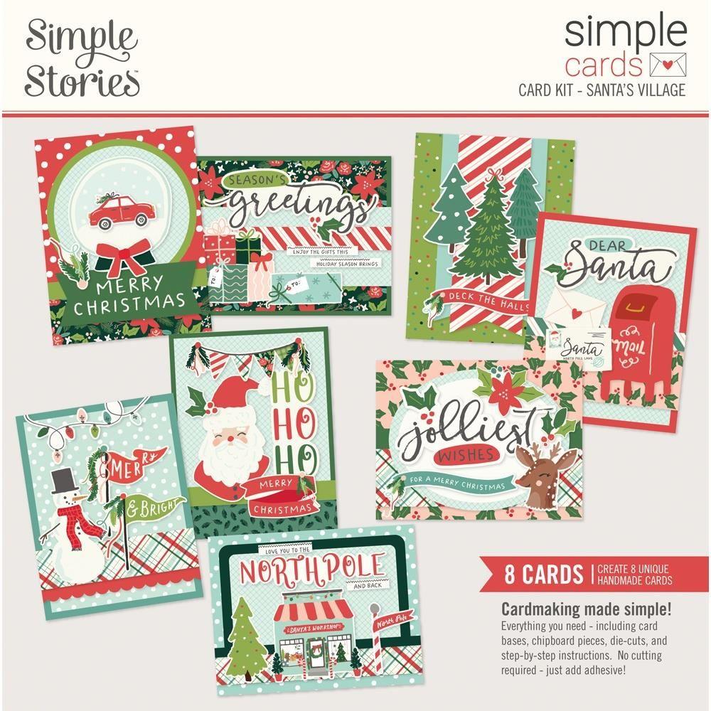 Simple Stories Santa's Village Card Kit 23030