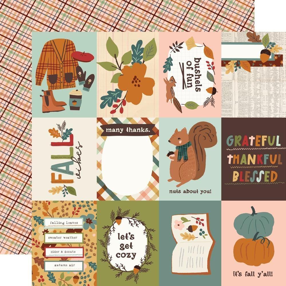 Simple Stories Cider And Donuts 12 x 12 Collection Kit 22900 3X4 Elements