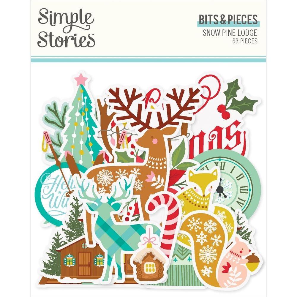 Simple Stories Snow Pine Lodge Bits And Pieces 23118