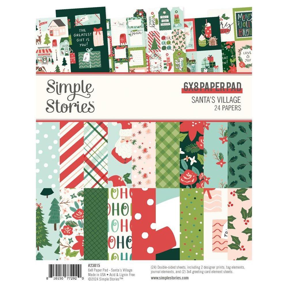 Simple Stories Santa's Village 6 x 8 Paper Pad 23015