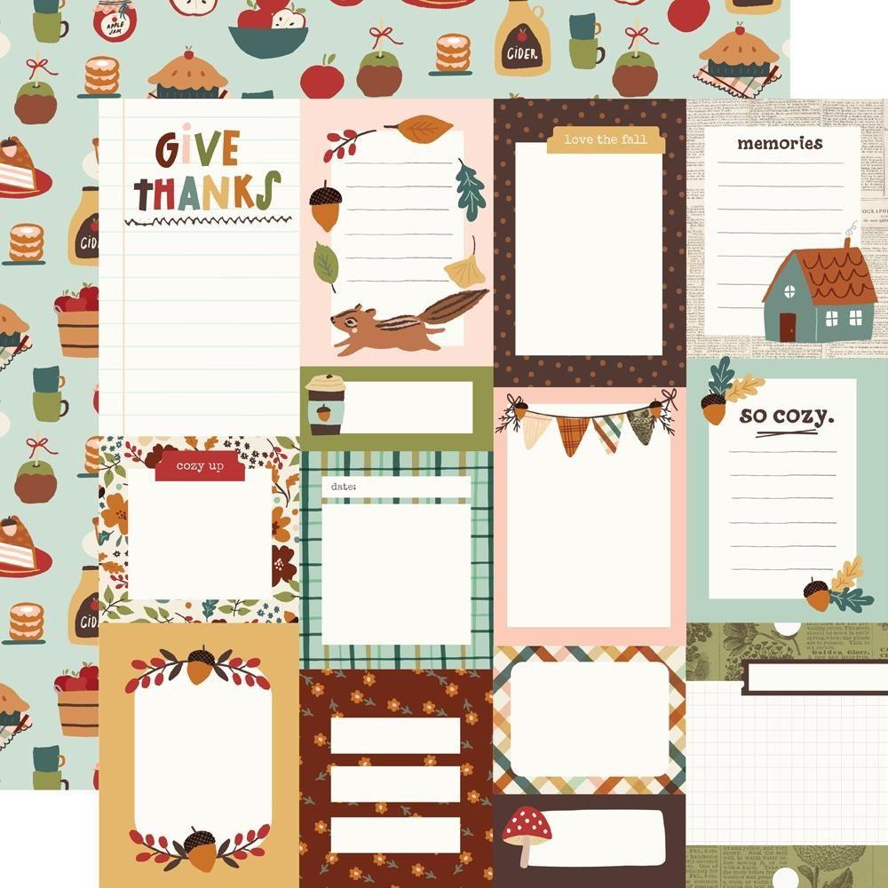 Simple Stories Cider And Donuts 12 x 12 Collection Kit 22900 Journal Elements