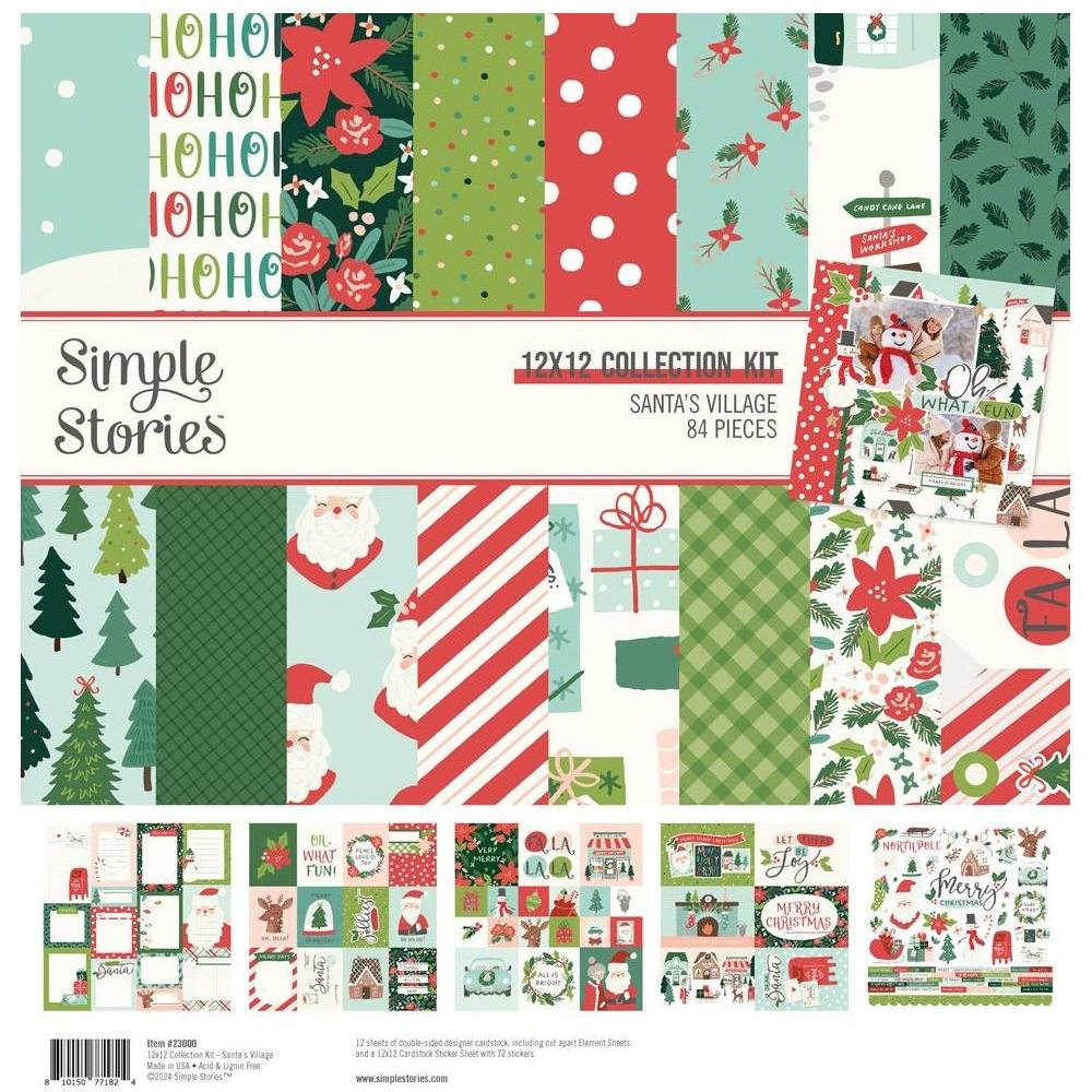 Simple Stories Santa's Village 12 x 12 Collection Kit 23000