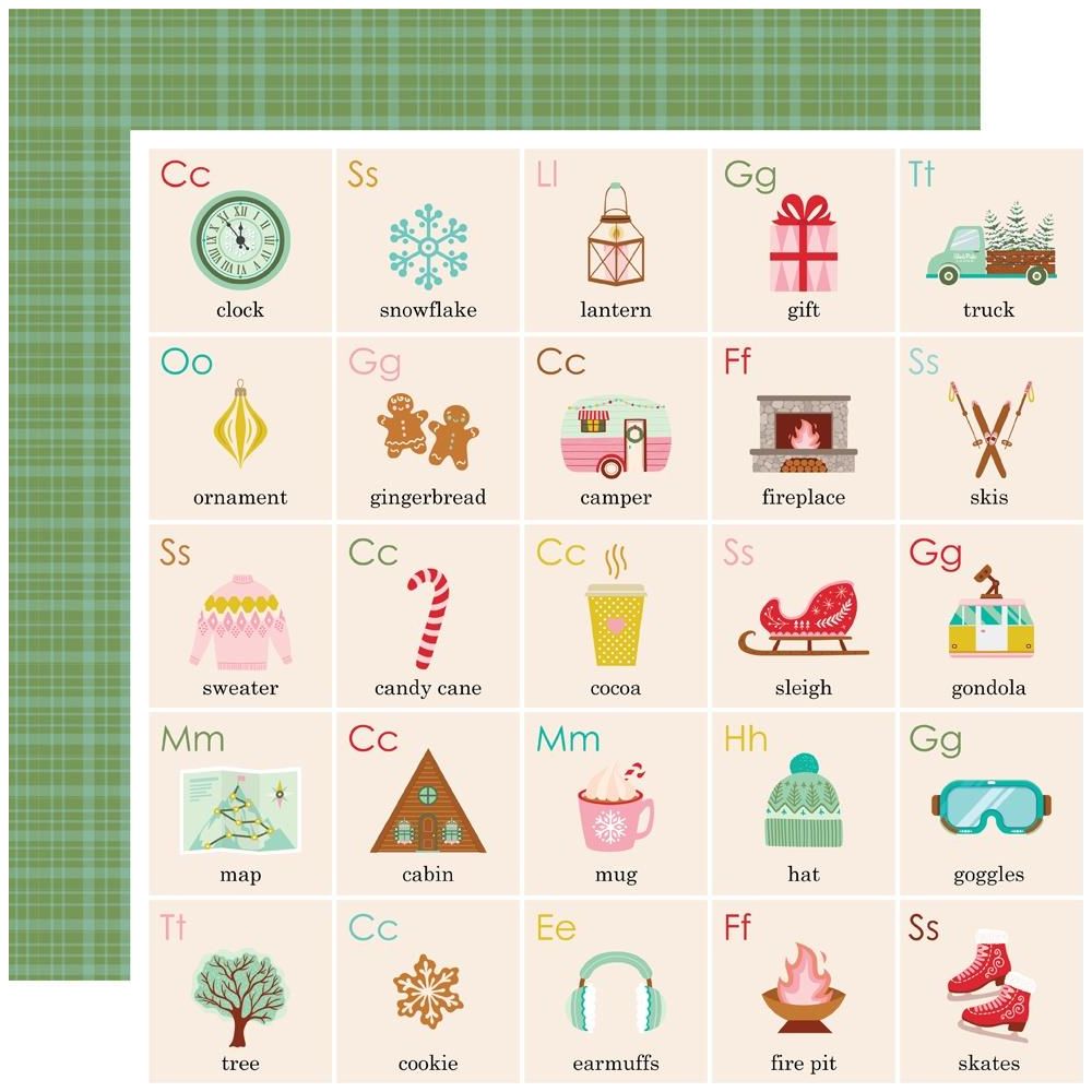 Simple Stories Snow Pine Lodge 12 x 12 Collection Kit 23100 Jolly Good Vibes