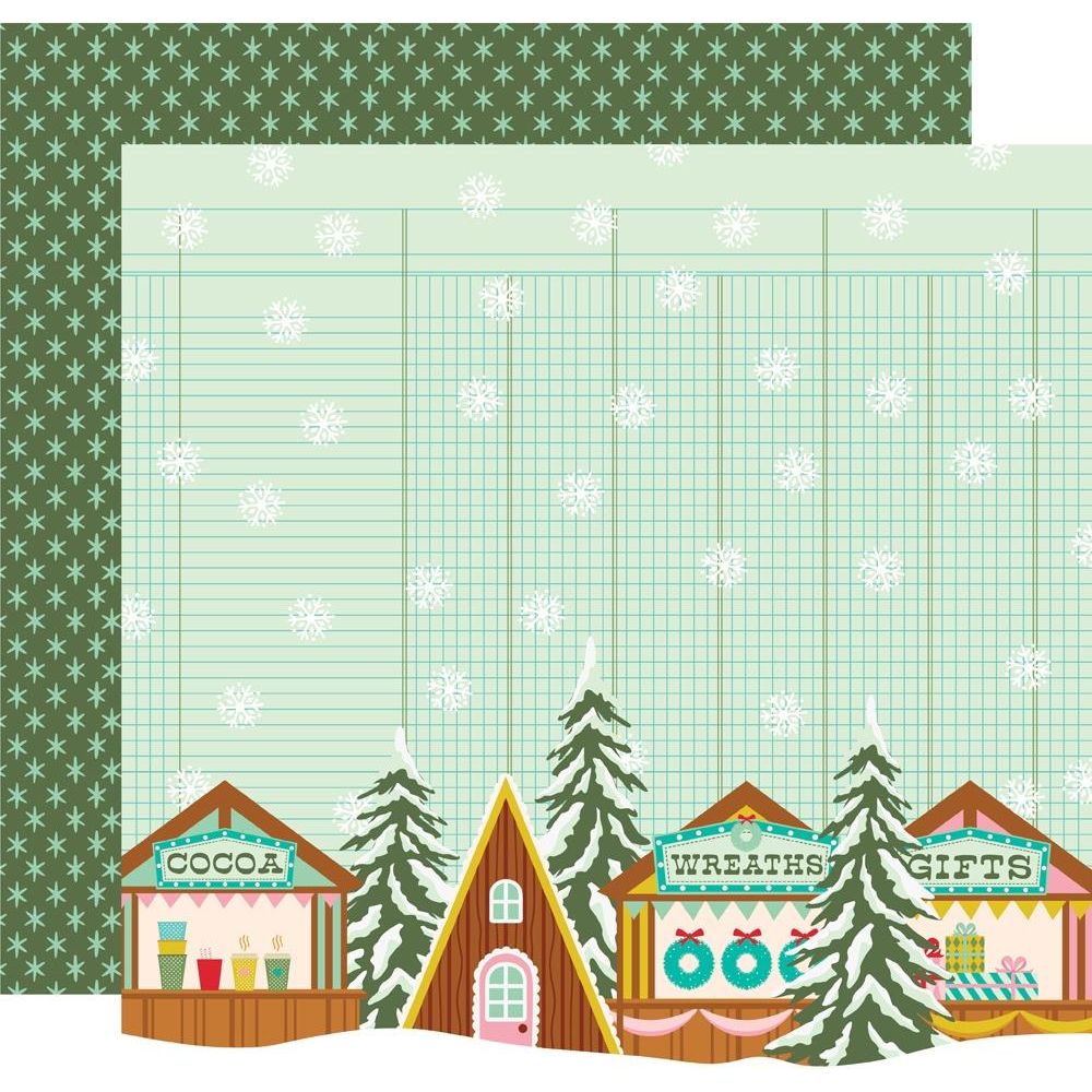 Simple Stories Snow Pine Lodge 12 x 12 Collection Kit 23100 Festive Days