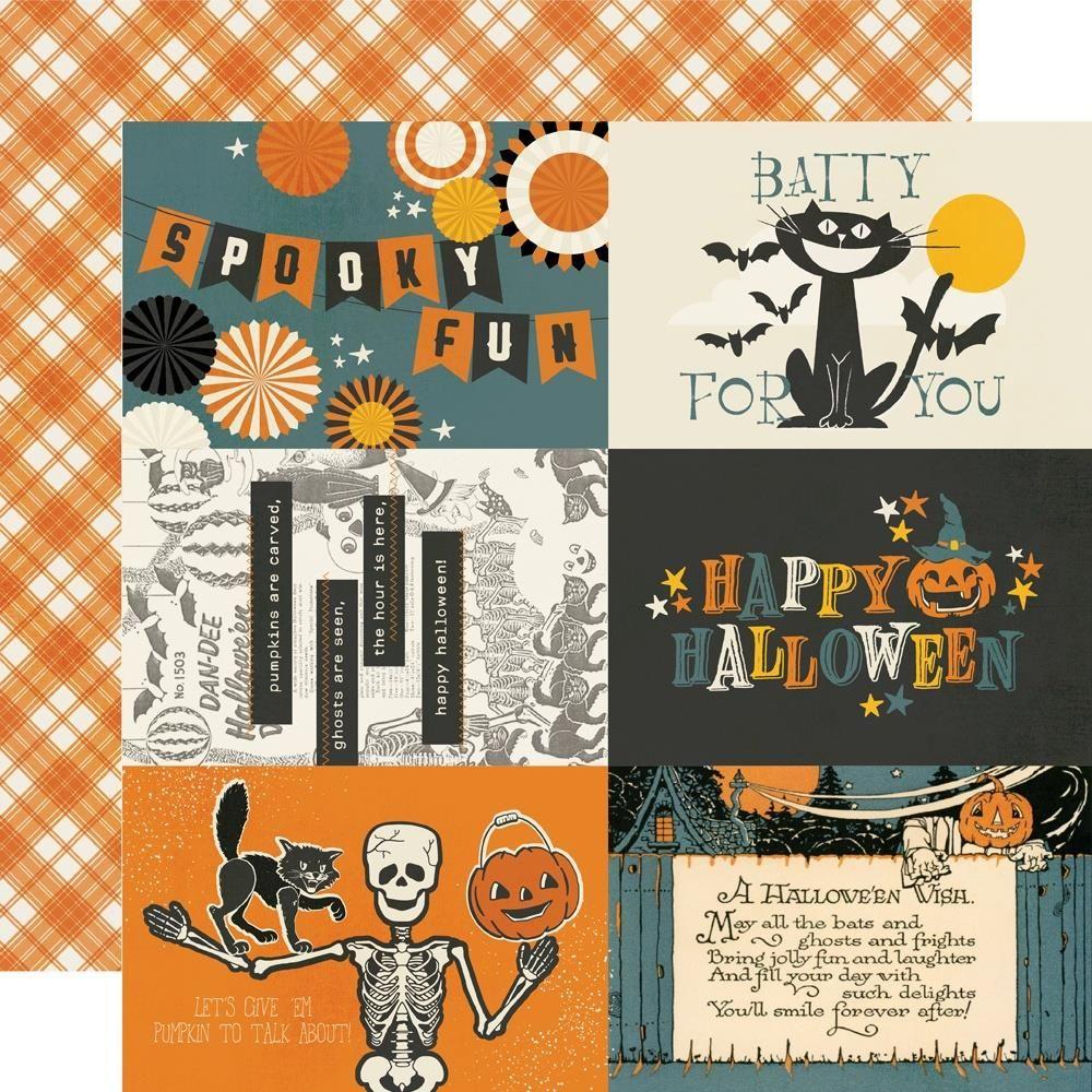 Simple Stories Vintage Scary Stories 12 x 12 Collection Kit 22800 4X6 Elements