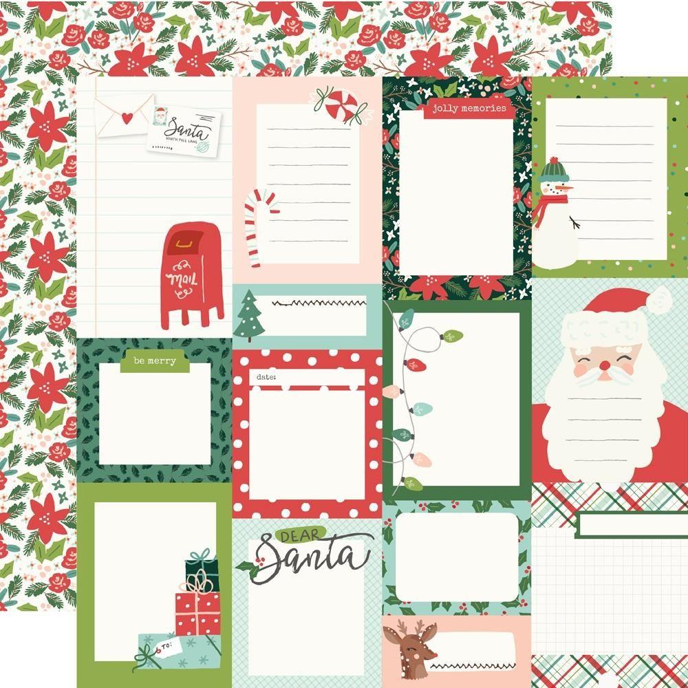 Simple Stories Santa's Village 12 x 12 Collection Kit 23000 Journal Elements