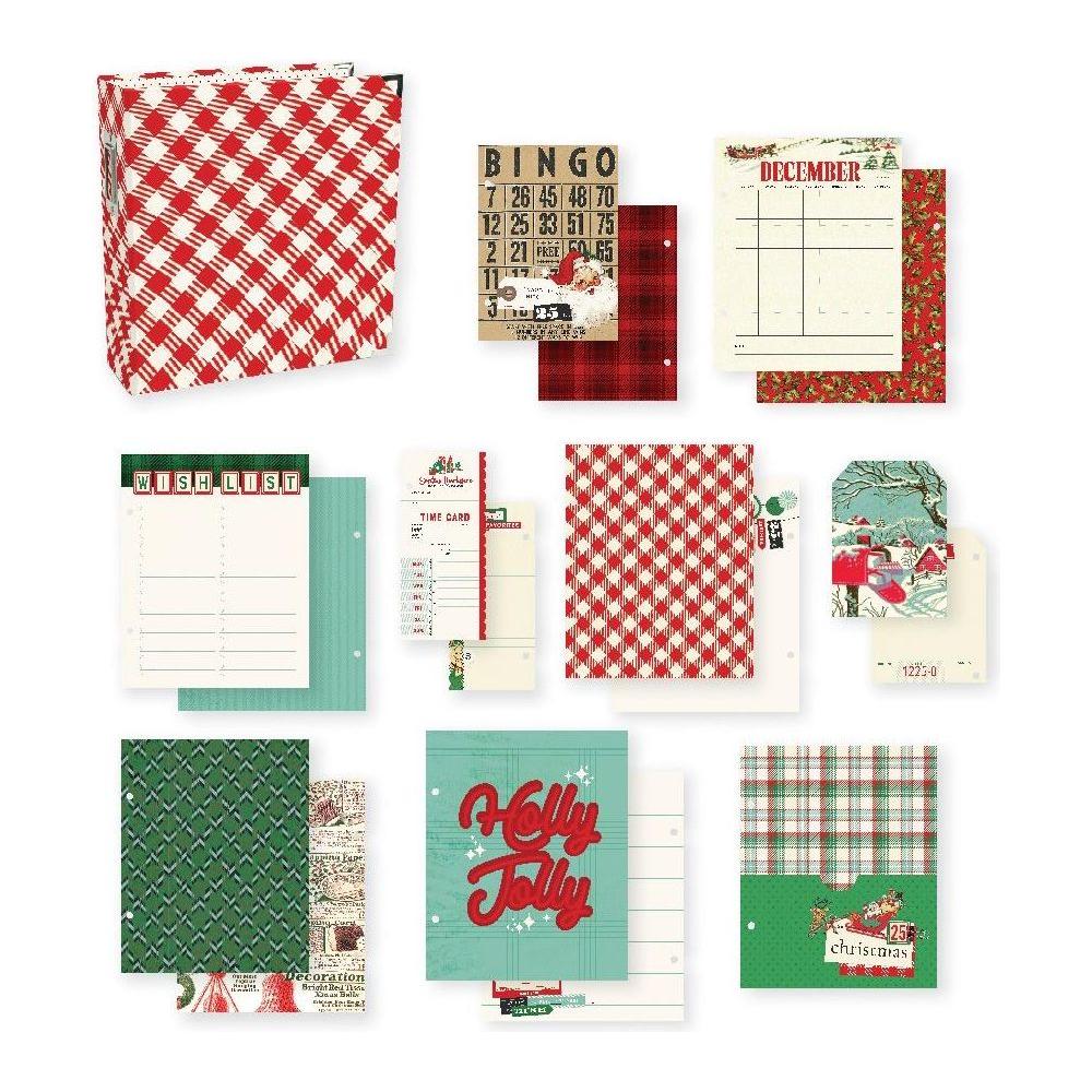 Simple Stories Vintage Holly Jolly 6 x 8 Holiday Snap Binder 23331 Product Overview