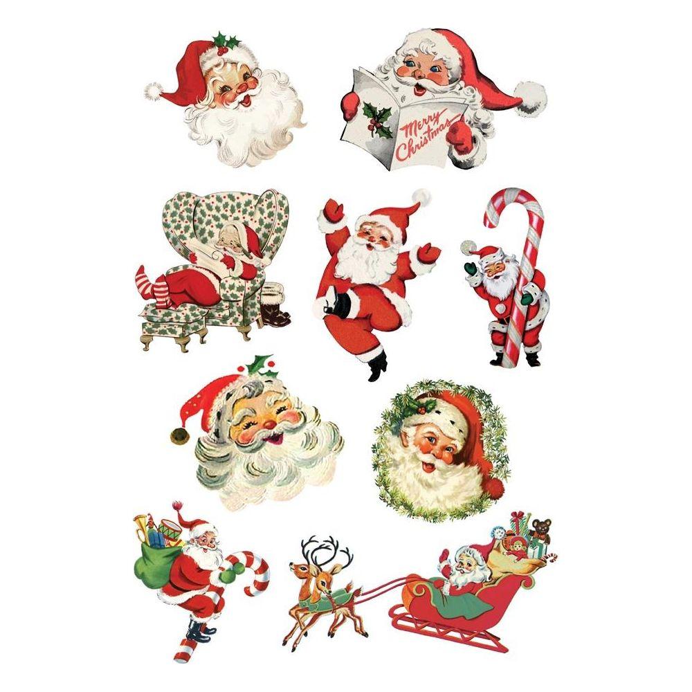 Simple Stories Vintage Holly Jolly Sticker Book 23323 Cute Santa