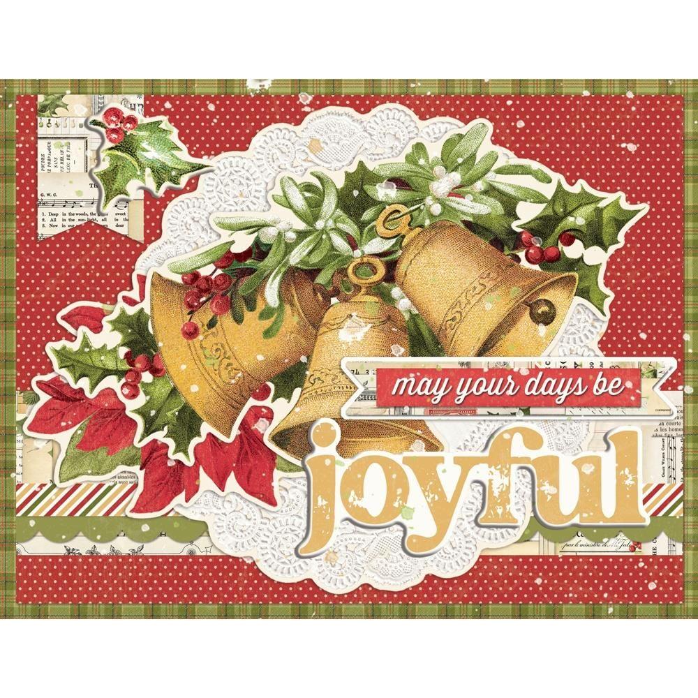 Simple Stories Vintage Yuletide Card Kit 23236 May Your Days Be Joyful