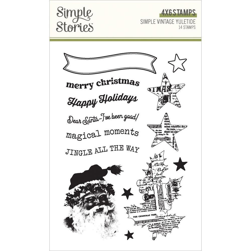 Simple Stories Vintage Yuletide Clear Stamps 23220