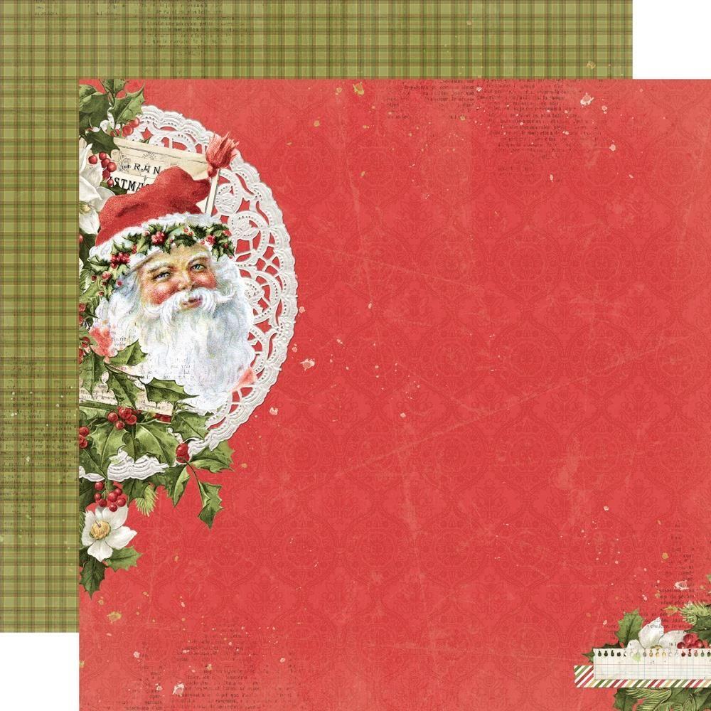 Simple Stories Vintage Yuletide 12 x 12 Collector's Essential Kit 23201 Making Spirits Bright