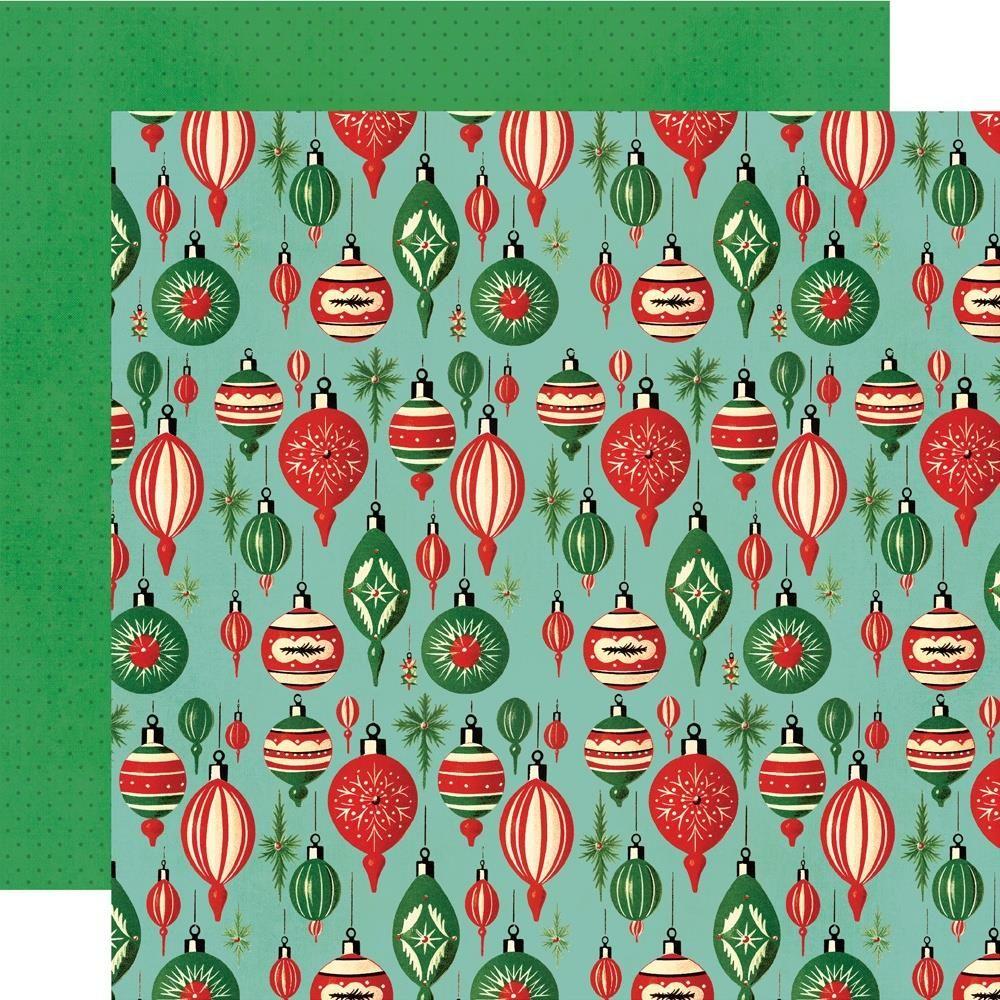 Simple Stories Vintage Holly Jolly 12 x 12 Collector's Essential Kit 23301 Shiny Bright