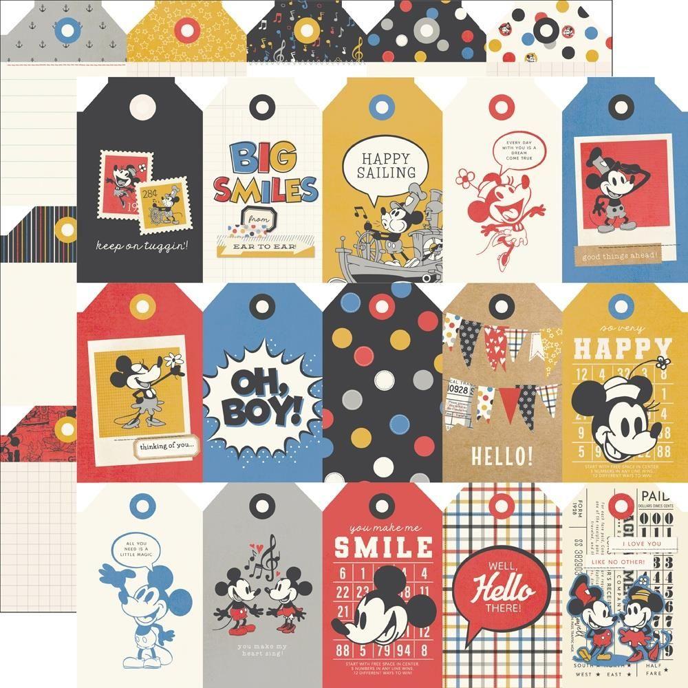 Simple Stories Say Cheese Classic Mouse 12 x 12 Collection Kit 23400 Tags Elements