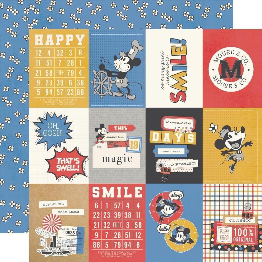 Simple Stories Say Cheese Classic Mouse 12 x 12 Collection Kit 23400 3X4 Elements