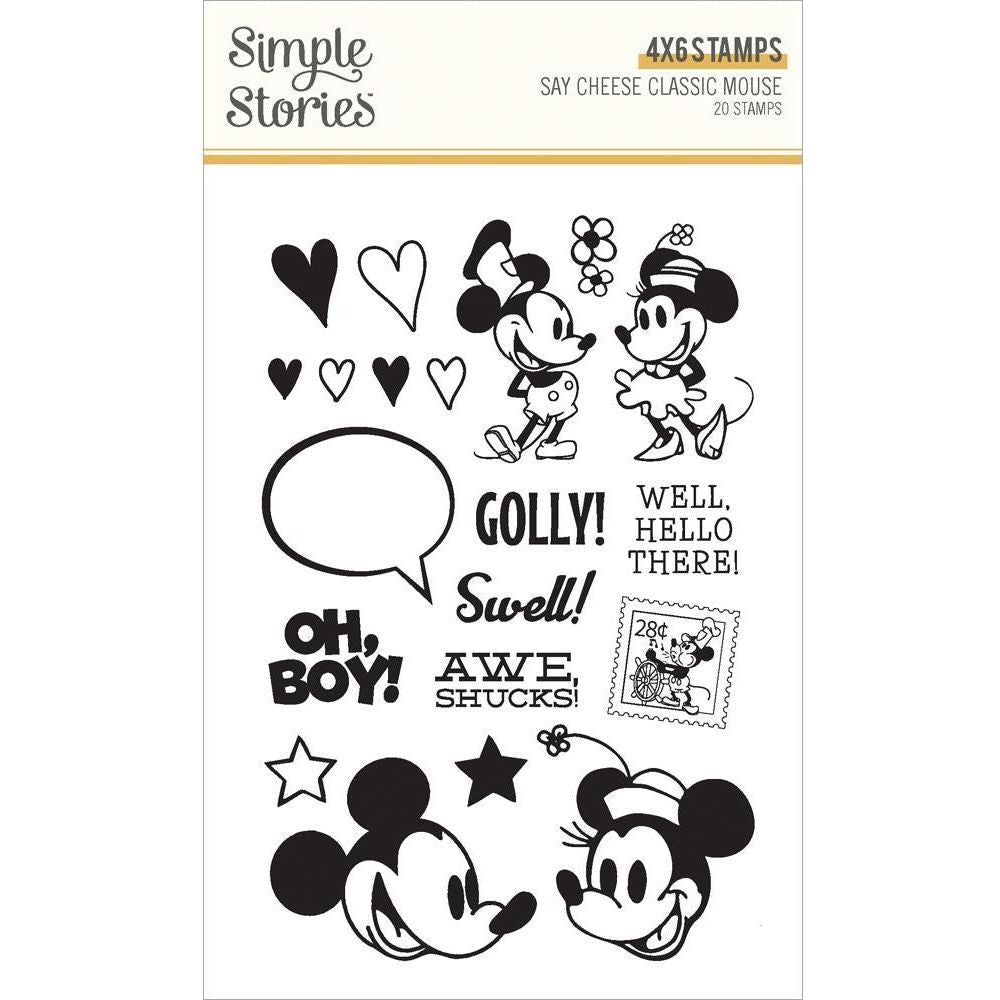 Simple Stories Say Cheese Classic Mouse Clear Stamps 23416