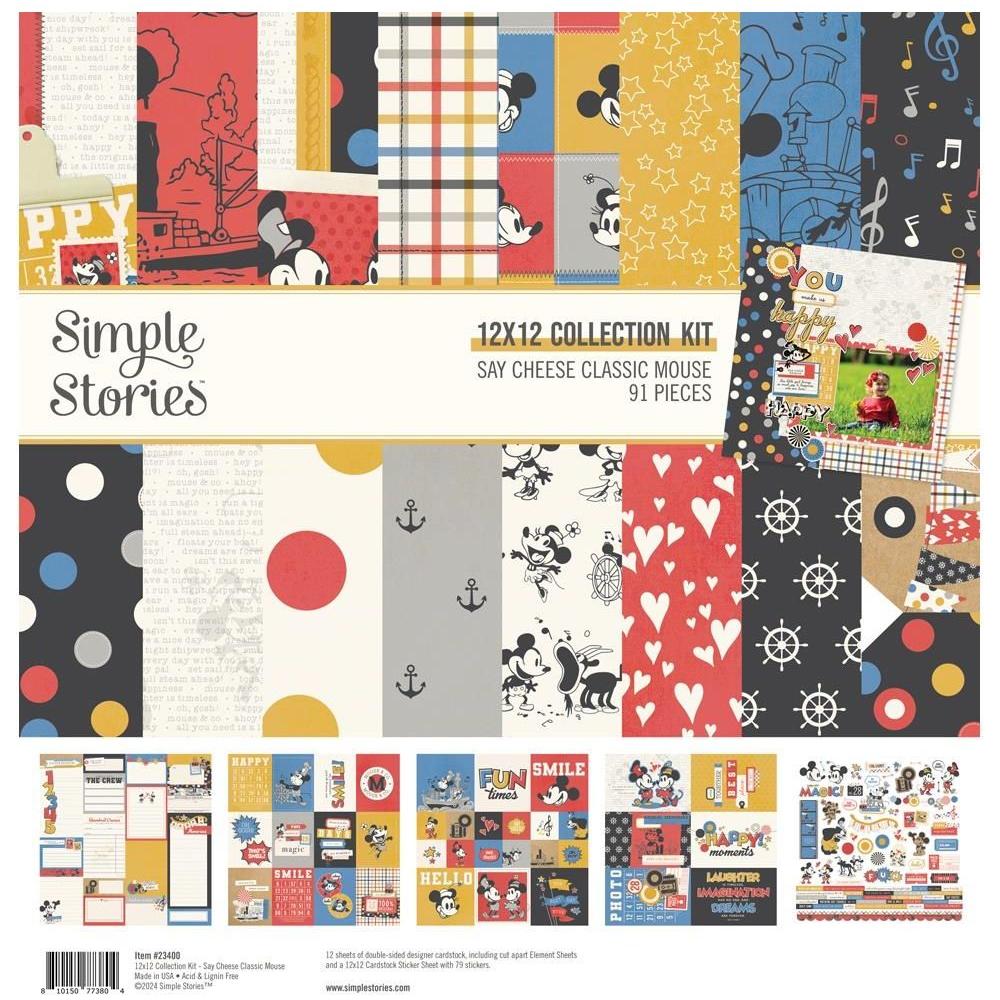 Simple Stories Say Cheese Classic Mouse 12 x 12 Collection Kit 23400