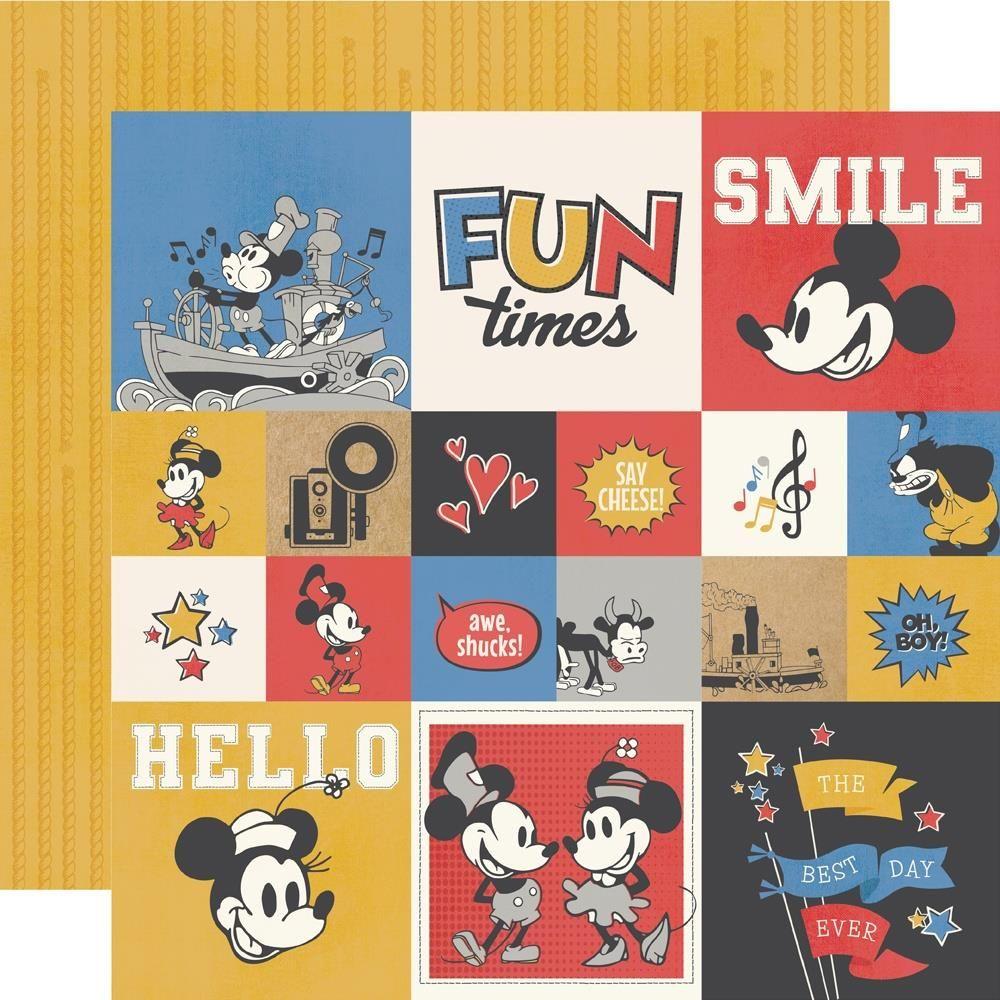 Simple Stories Say Cheese Classic Mouse 12 x 12 Collection Kit 23400 2X2/4X4 Elements