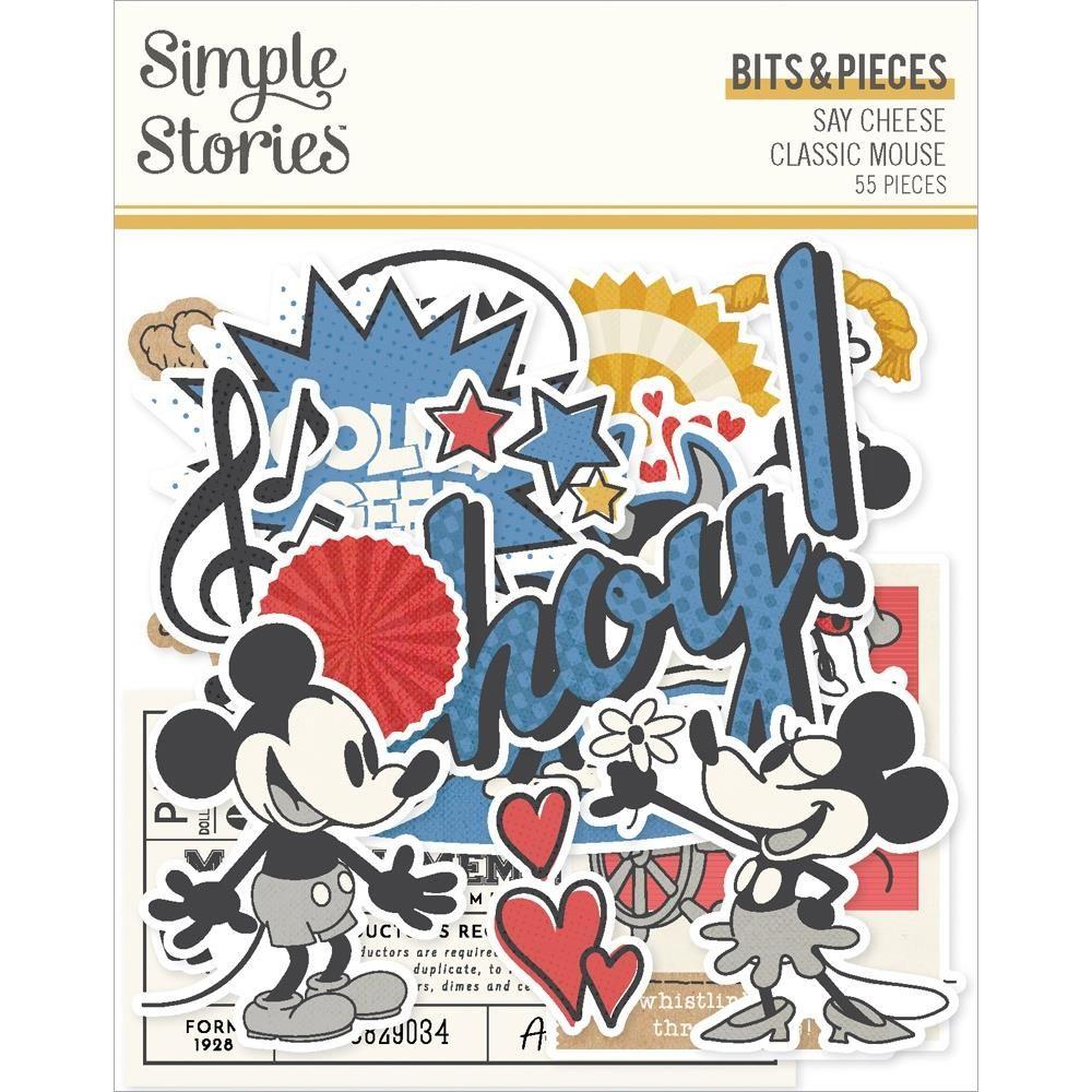 Simple Stories Say Cheese Classic Mouse Bits And Pieces 23418