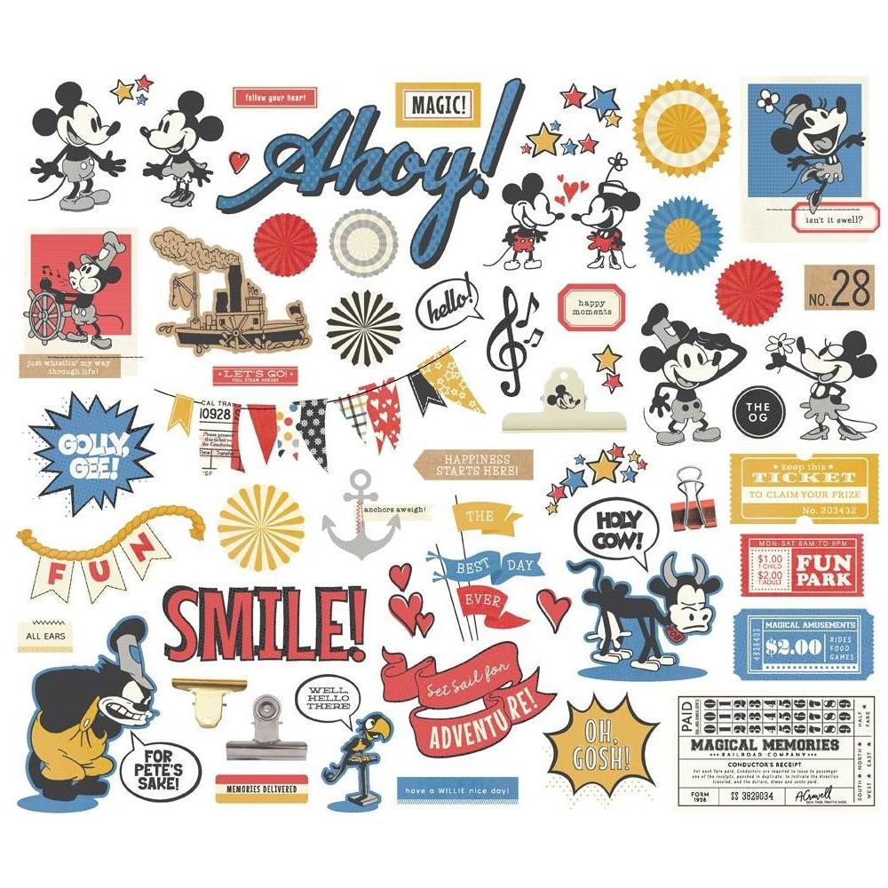 Simple Stories Say Cheese Classic Mouse Bits And Pieces 23418 Detailed Product View