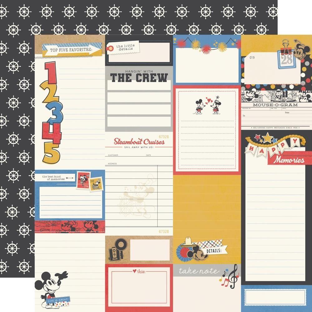 Simple Stories Say Cheese Classic Mouse 12 x 12 Collection Kit 23400 Journal Elements