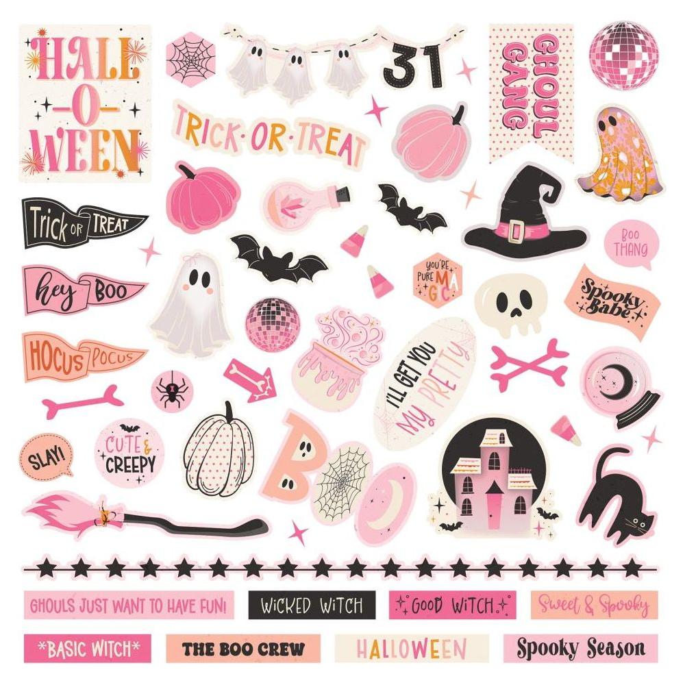 PhotoPlay Lil' Boo Thing 12 x 12 Collection Kit lbt4660 Cardstock Stickers