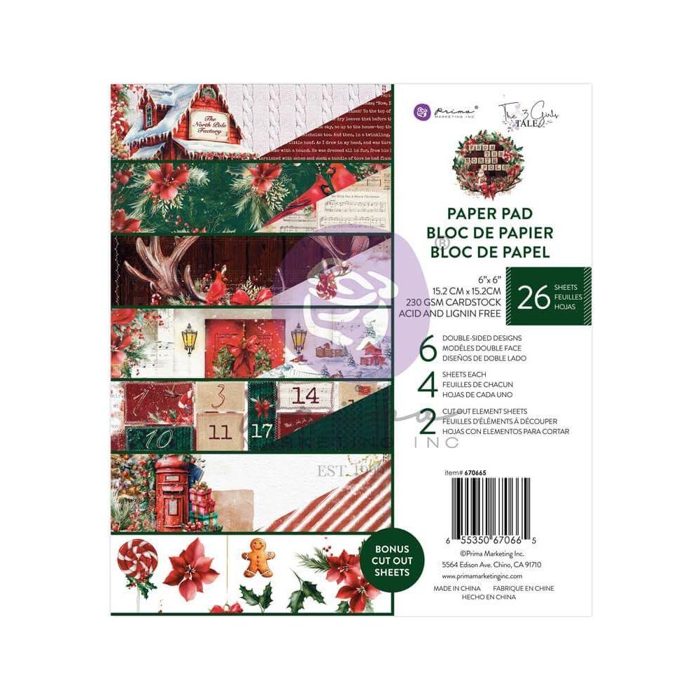 Prima Marketing From the North Pole 6 x 6 Paper Pad 670665