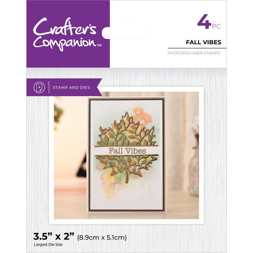 Crafter's Companion Fall Vibes Stamps And Dies cc-std-favi