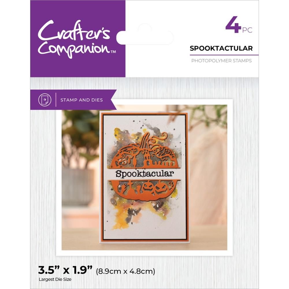 Crafter's Companion Spooktacular Stamps And Dies cc-std-spoo