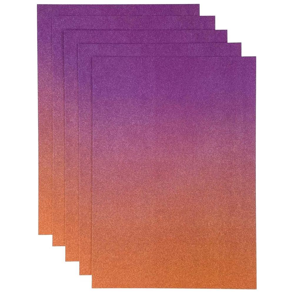 Tonic Arabian Nights 8.5 x 11 Ombre Glitter Cardstock 8925e Detailed Product View