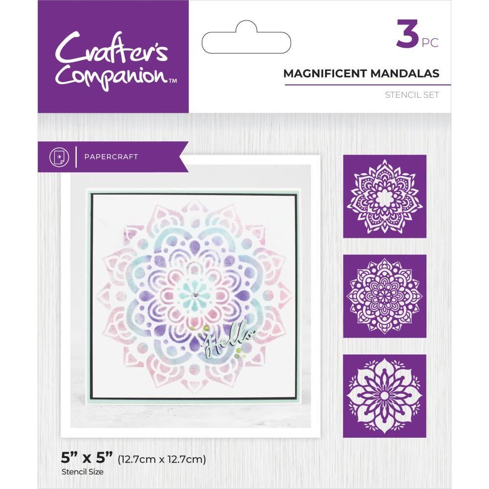 Crafter's Companion Magnificent Mandalas Stencils cc-sten-mama