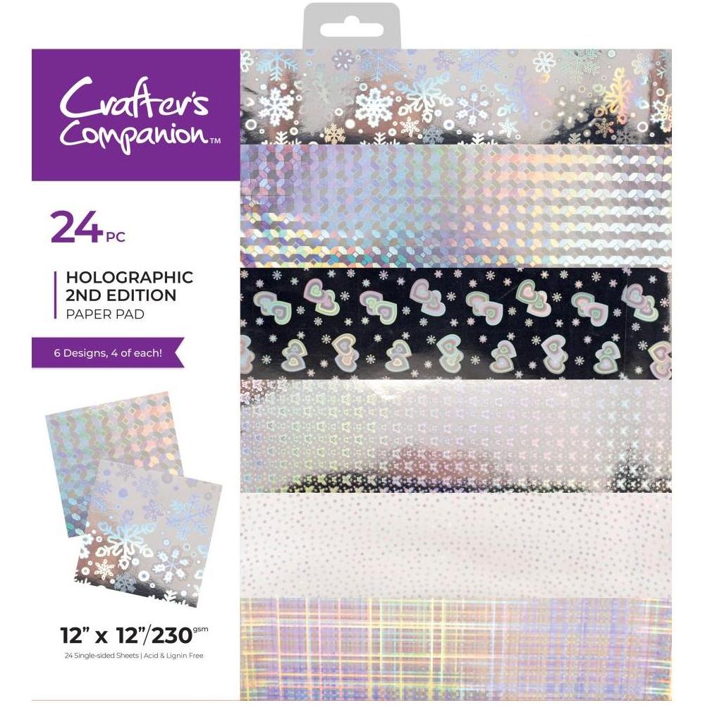 Crafter's Companion Holographic 12 x 12 Paper Pad cc-pad12-hol2