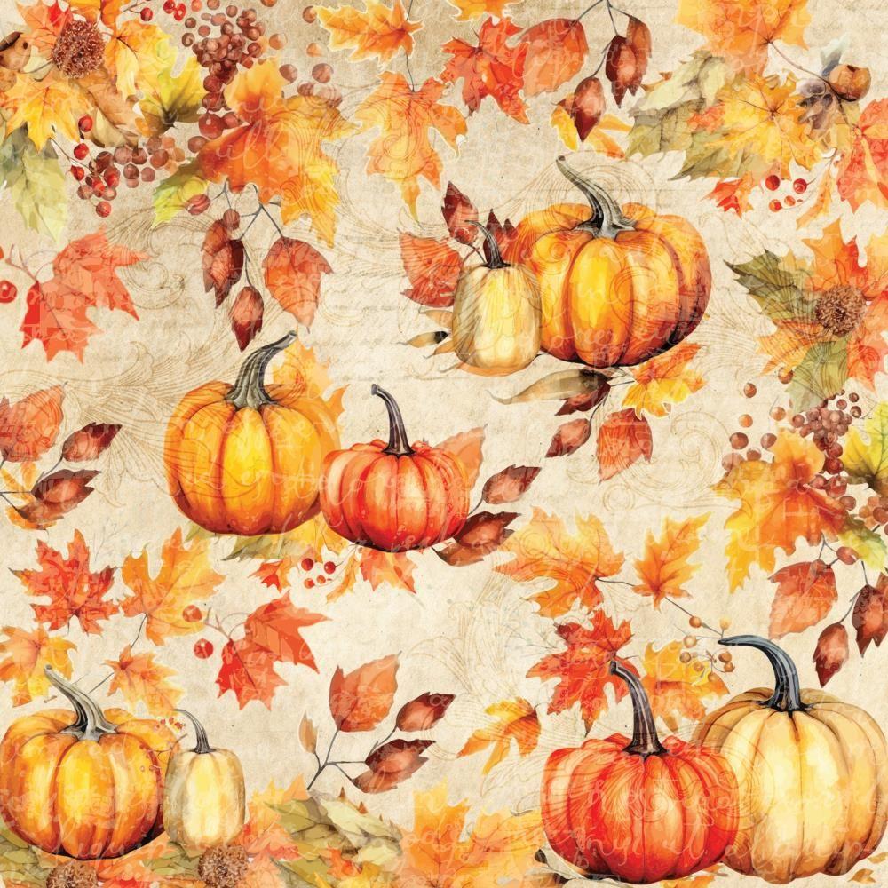 Crafter's Companion Thanksgiving 6 x 6 Paper Pad cc-tgc-pad6 Pumpkins