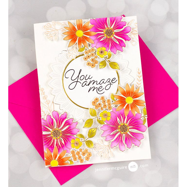 Pinkfresh Studio All Kinds Of Wonderful Die Set 212023 You Amaze Me Card | color-code:ALT04