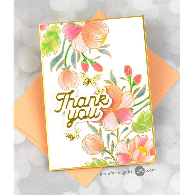 Memory Box INTRICATE MINI BUTTERFLIES Die 94641 thank you | color-code:ALT02