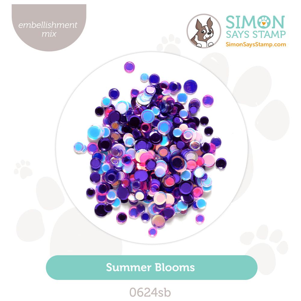 Simon Says Stamp Summer Blooms Embellishment Mix 0624sb Sunny Vibes