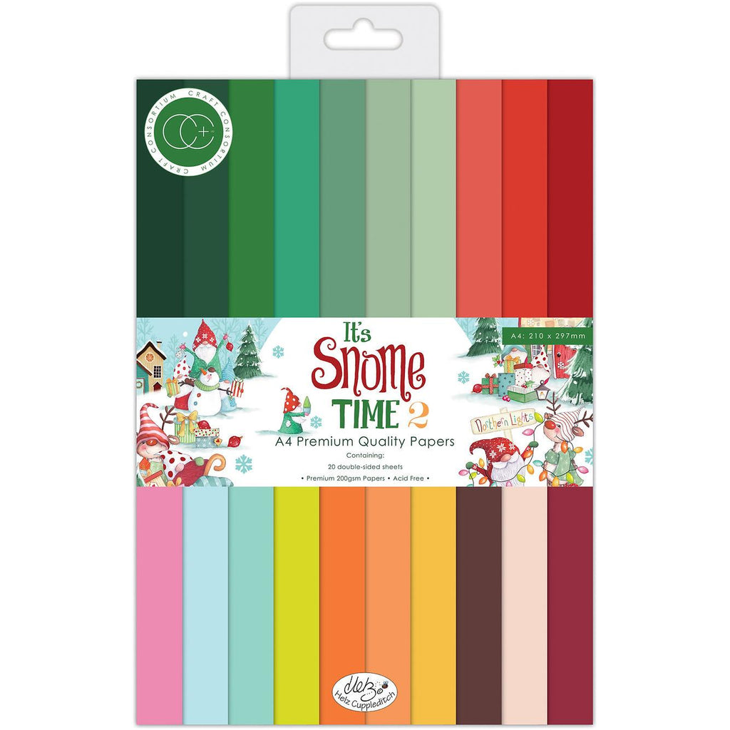 Craft Consortium It's Snome Time 2 A4 Paper Pad CCPPAD043C