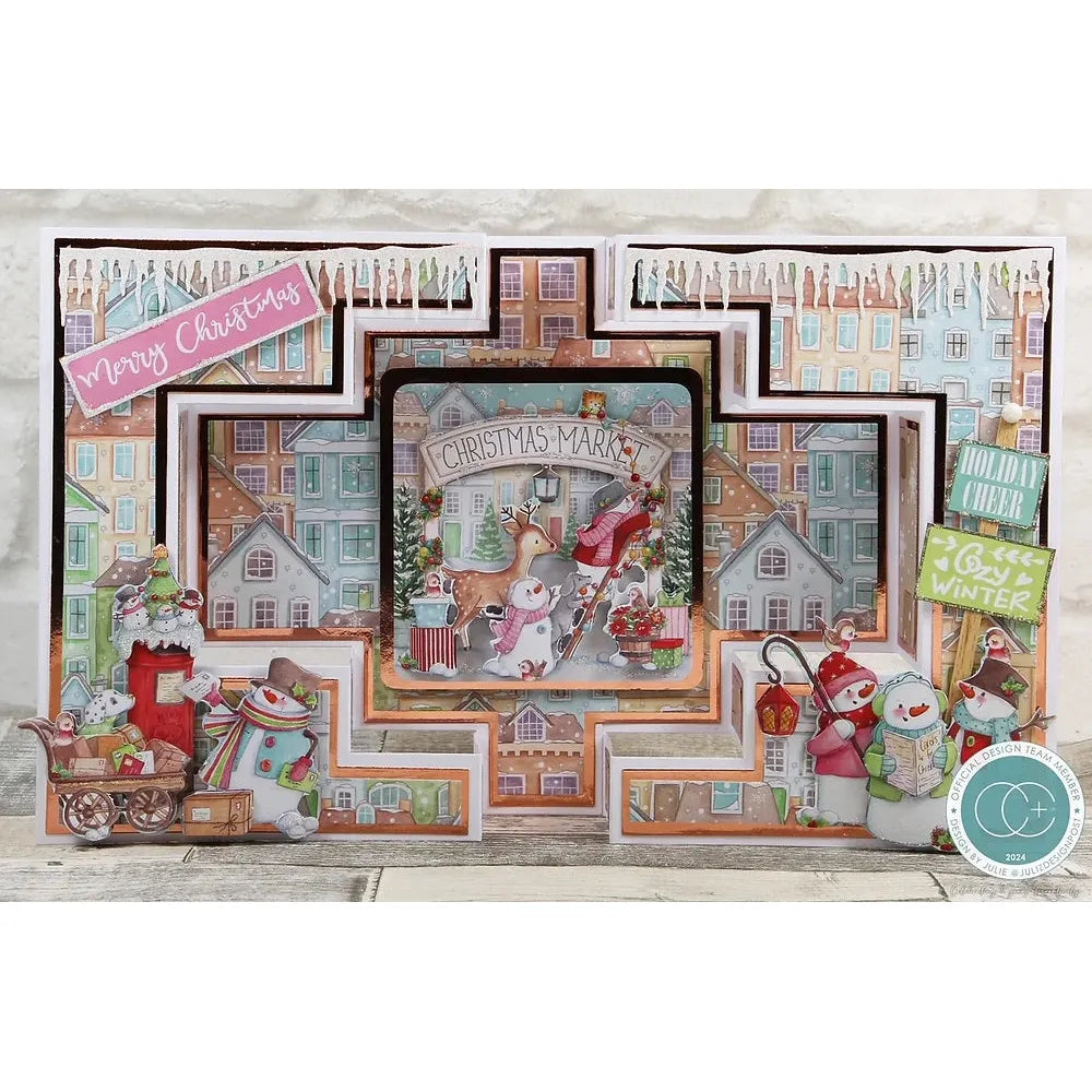 Craft Consortium Christmas Market Christmas Market Chipboard Ephemera Pack cceph012 merry christmas