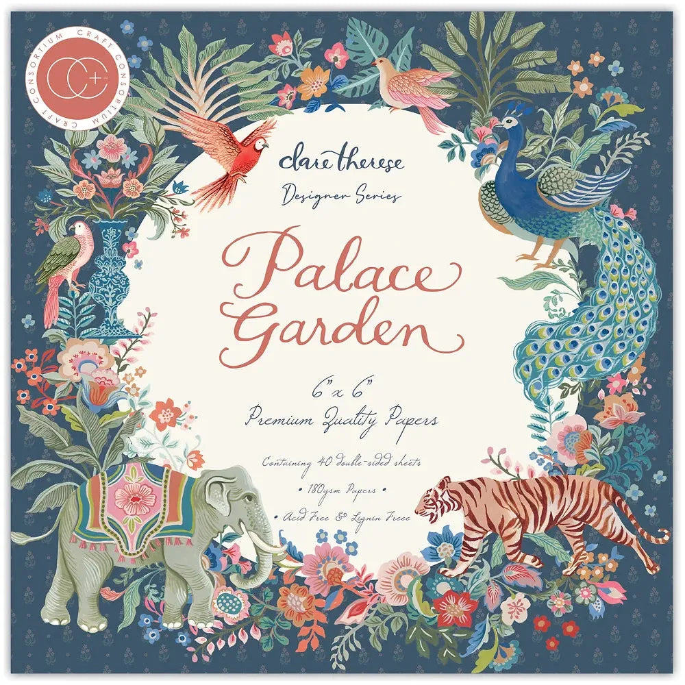 Craft Consortium Palace Garden 6 x 6 inch Paper Pad ccdpad003b