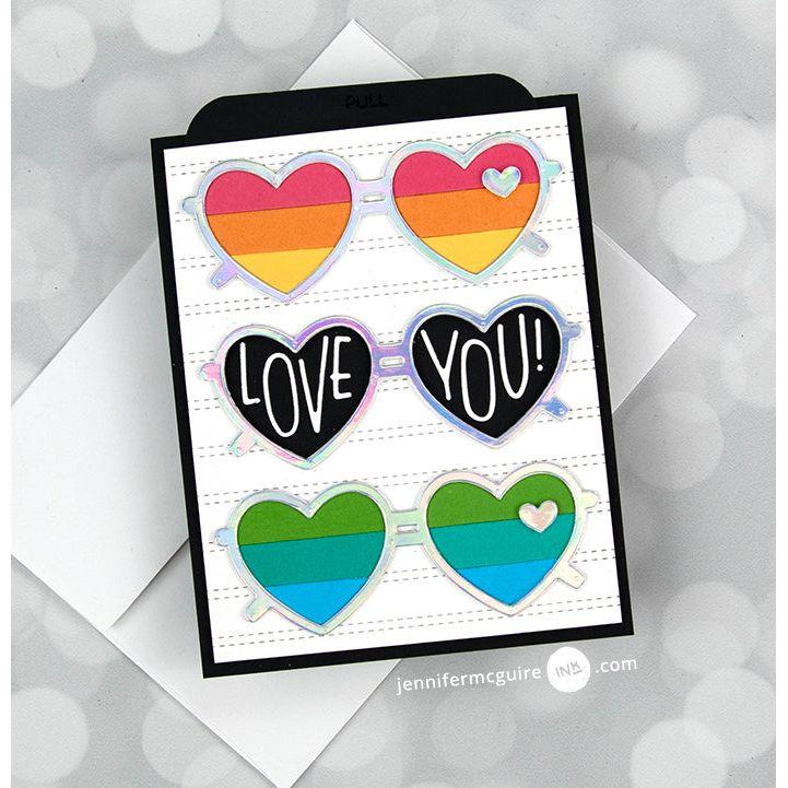 Concord & 9th Spectacular Shades Clear Stamps 11840 love you | color-code:ALT01