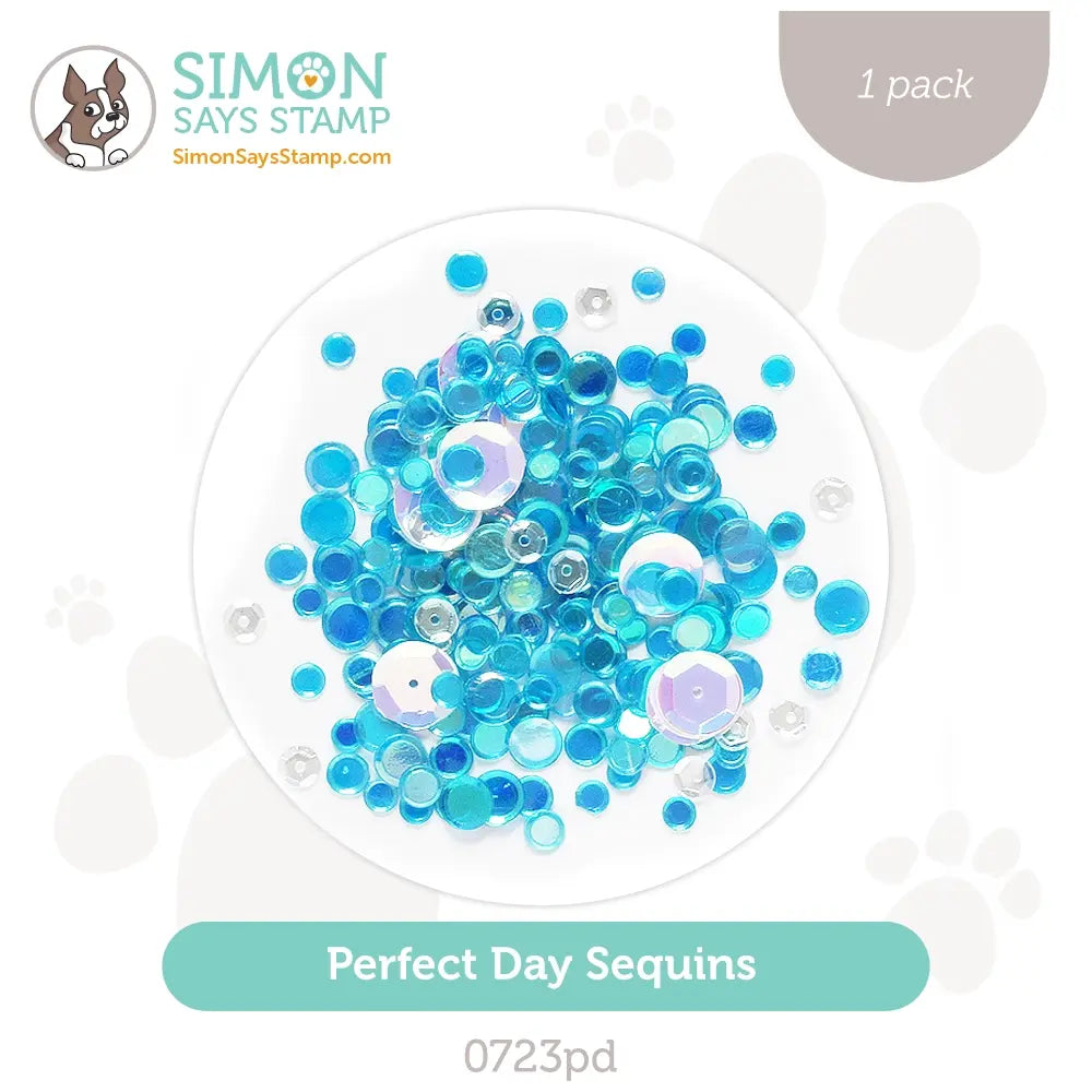 Simon Says Stamp Sequins Perfect Day 0723pd Just A Note