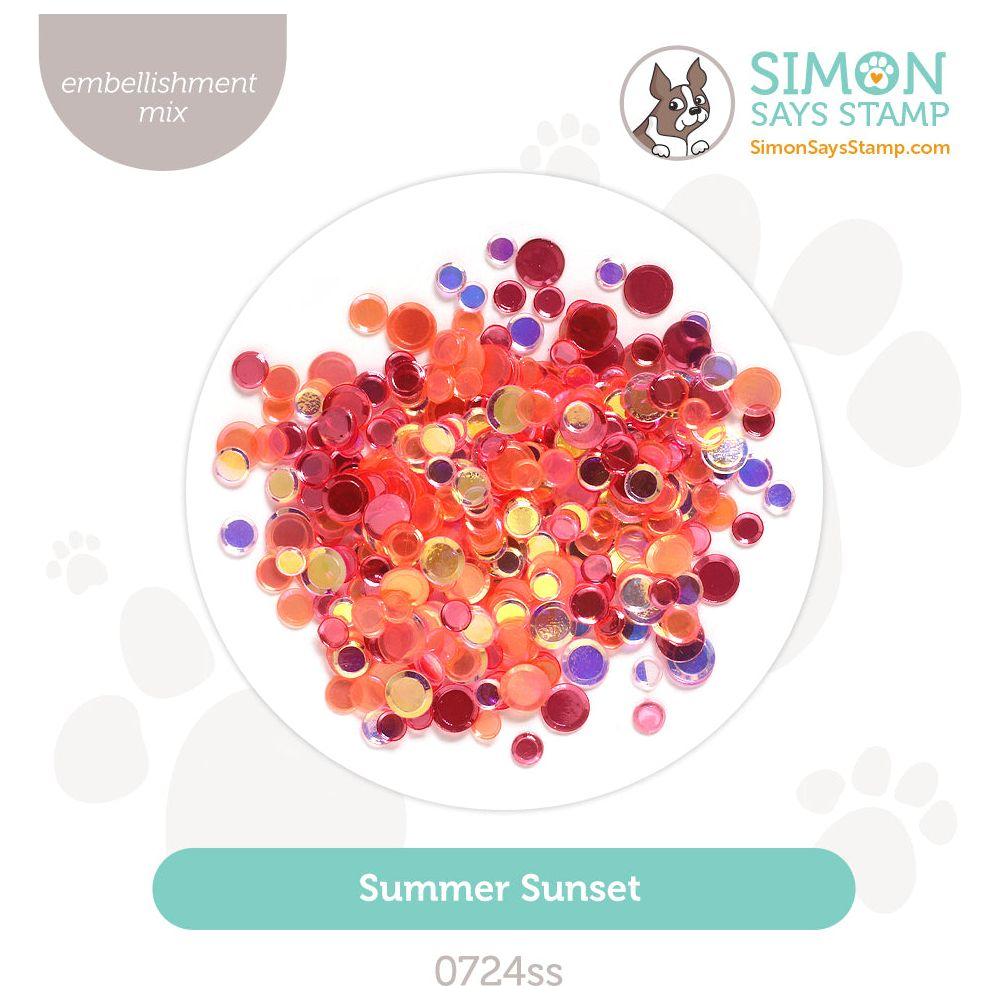 Simon Says Stamp Embellishment Mix Summer Sunset 0724ss Cheering for You