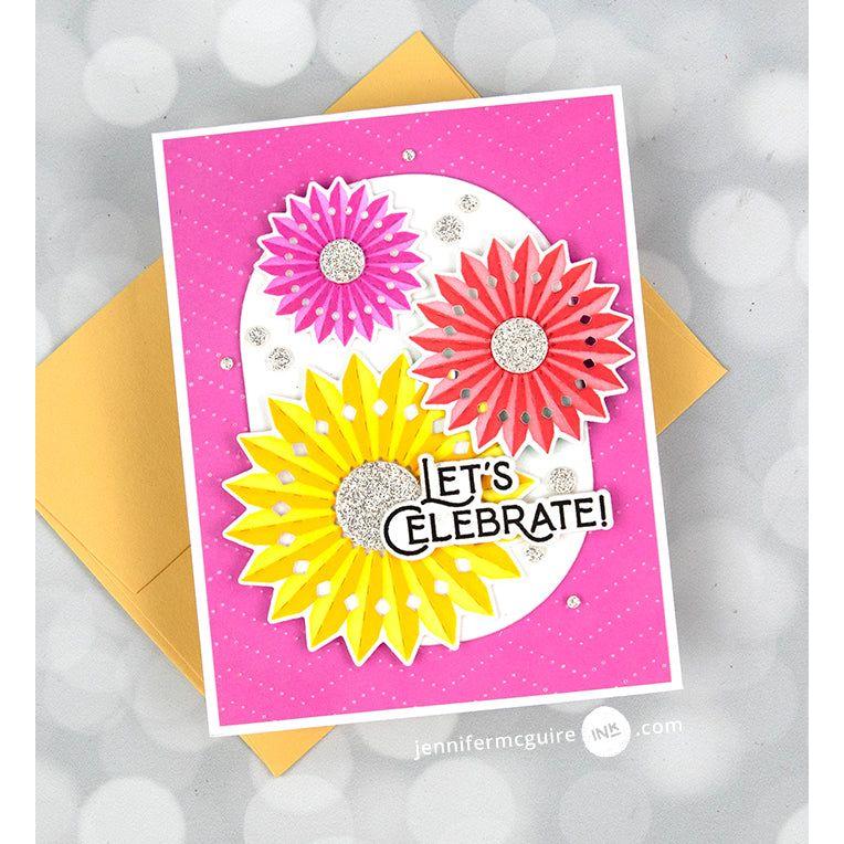 PinkFresh Studio Rosettes Stencil Set 199923 celebrate | color-code:ALT04